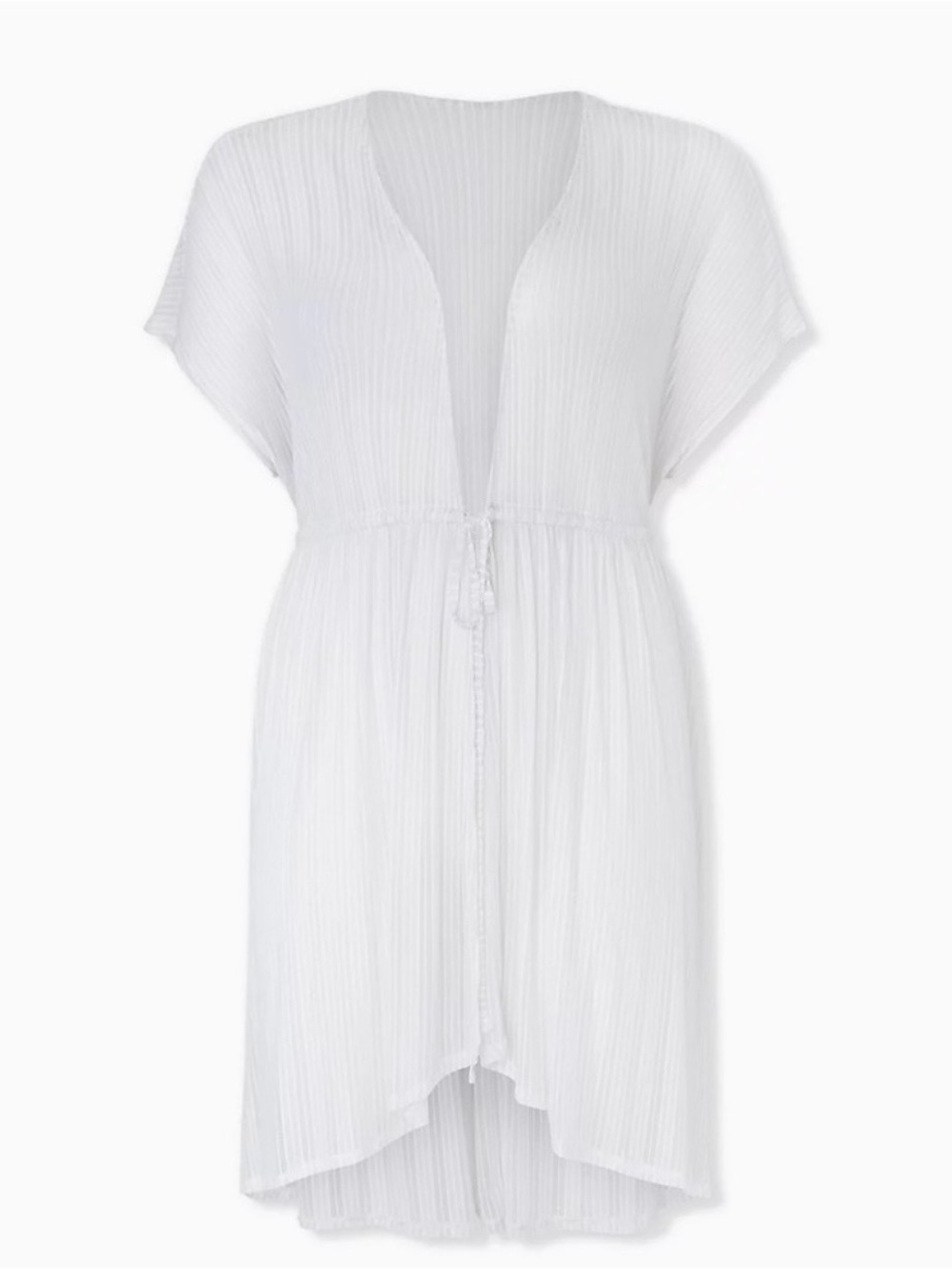 Torrid Lurex Stripe Kimono Swim Cover-Up Dress